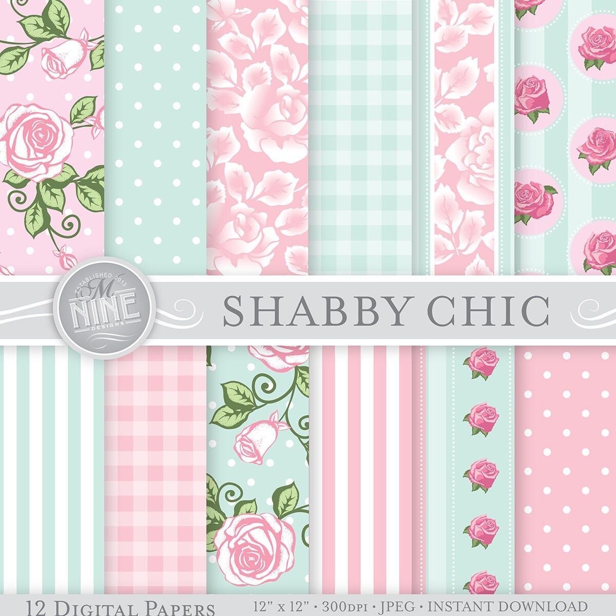 shabby chic digital paper sea green pink shabby shabby chic digital paper sea green pink shabby