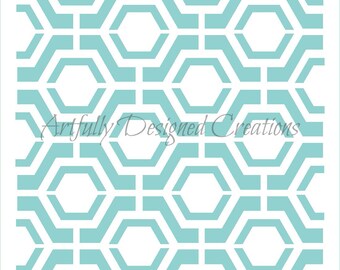 geometric stencil etsy