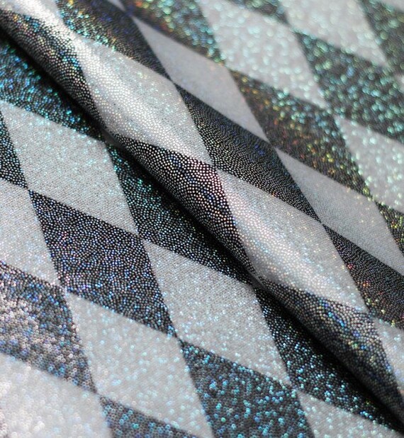 5 Yard/5 Meter Cut Stretch Fabric Harlequin Print Fabric