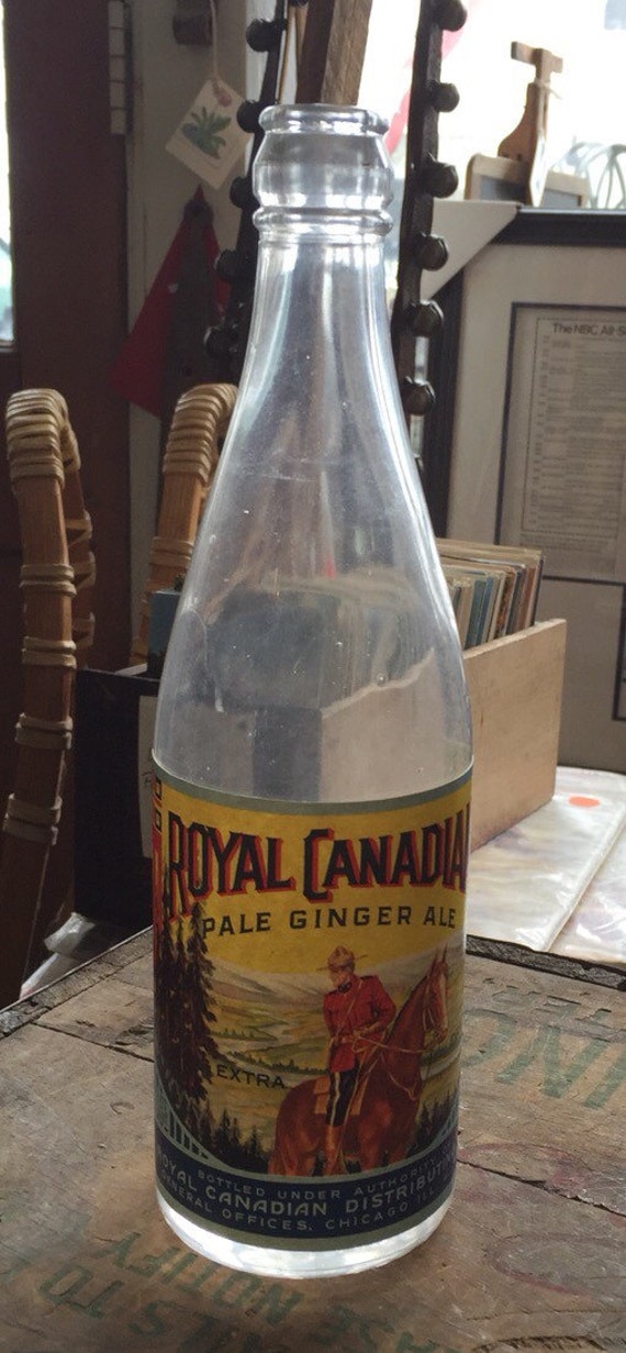 Antique Royal Canadian Pale Ginger Ale Bottle by BearhausVintage