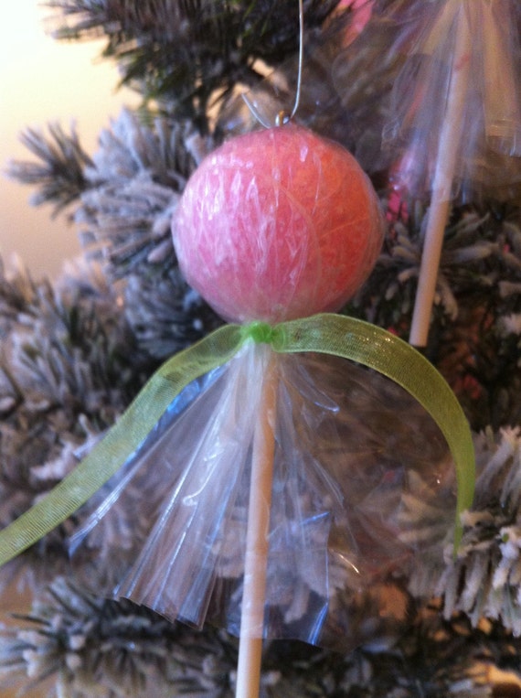 Candy land Lollipop ornaments.