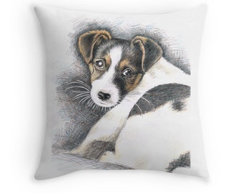 Jack Russell Terrier Pillow 40 x 40 cm - Dog Puppy