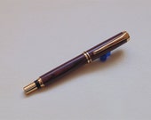 Gold Junior Gentleman Fountain Pen Made with Exotic Kingwood