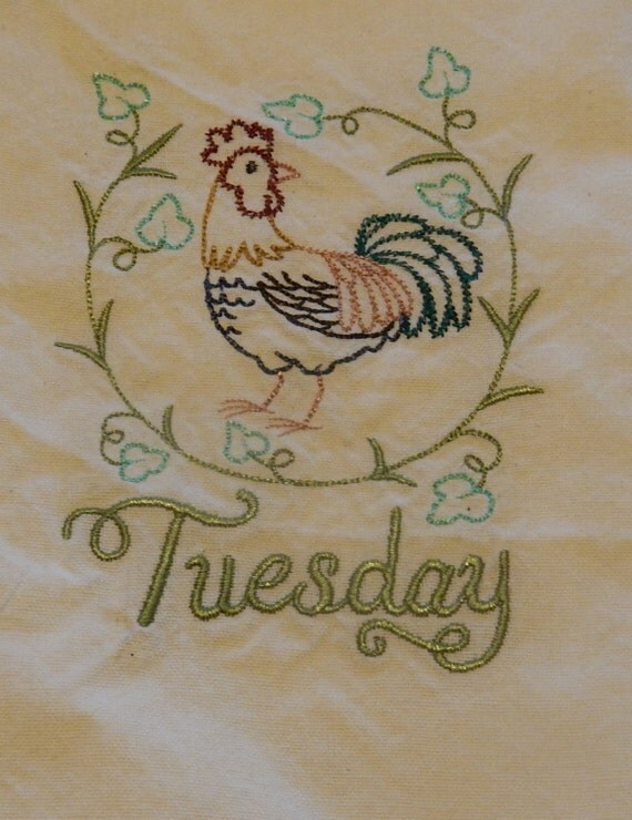 Tuesday's Chicken by NooksAndGrannys on Etsy