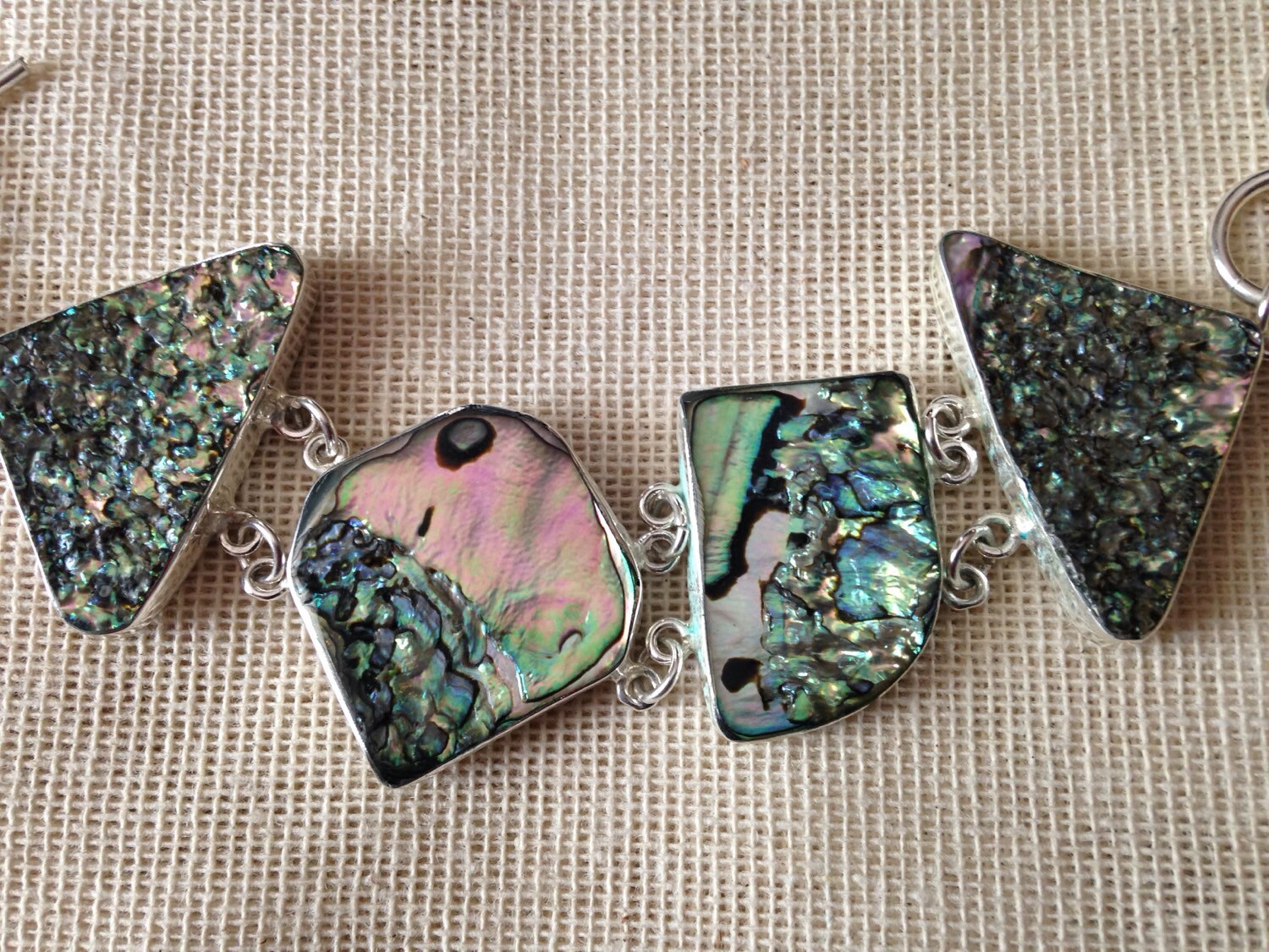 Large Beautiful Abalone Sea Shell Bracelet by INTIMALENA on Etsy