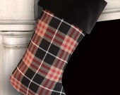 Plaid Christmas Stocking, Plaid Stocking, Plaid Christmas, Black and Red Christmas Stocking, Black Stocking, Stocking For Man, Man Stocking, Plaid Christmas Stocking, Plaid Stocking, Plaid Christmas, Black and Red Christmas Stocking, Black Stocking, Stocking For Man, Man Stocking,