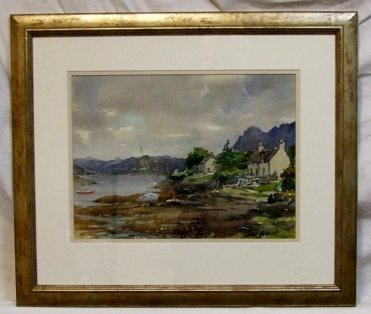 Sheila MacLeod Robertson Original watercolour Plockton