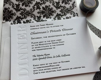 blind embossed