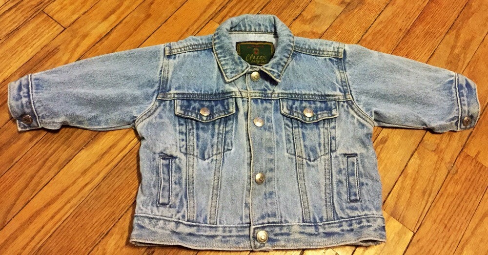 Vintage Baby Gap Denim Jean Jacket 312 Months Haute Juice