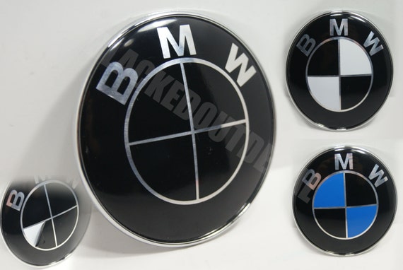 Black emblems for bmw