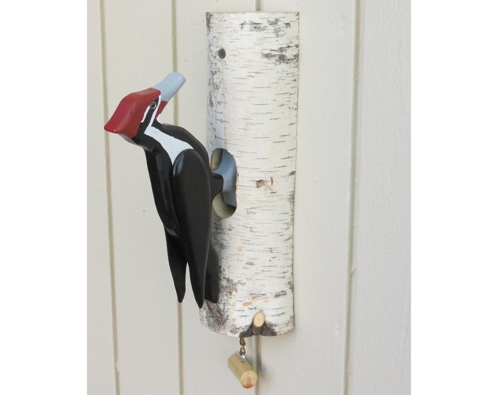 Woodpecker Door Knocker by RusticWorkbench on Etsy