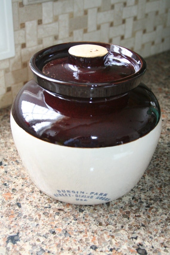Vintage Durgin-Park Boston Bean Pot with Lid by 3kingsand1princess
