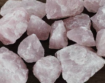 raw rose quartz crystal meaning