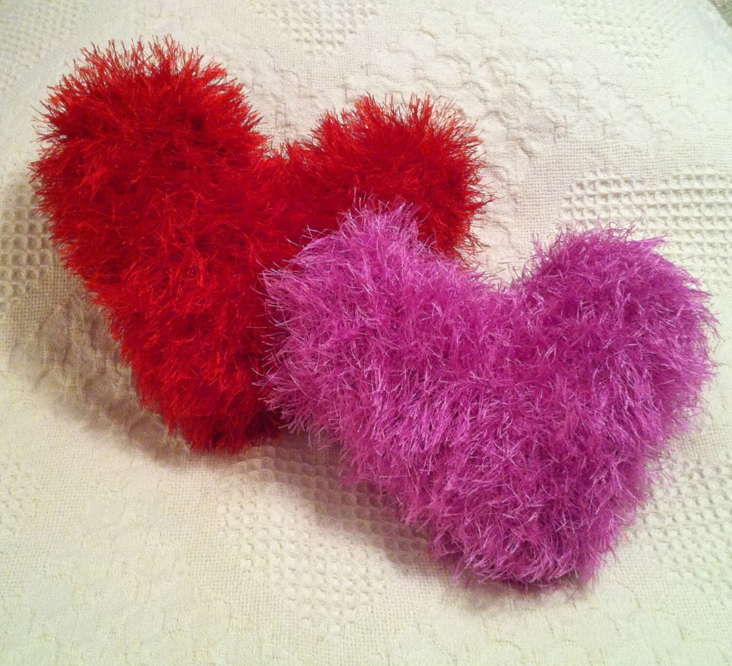 Buy two pillows together and save Two furry by Stitchesbymolly