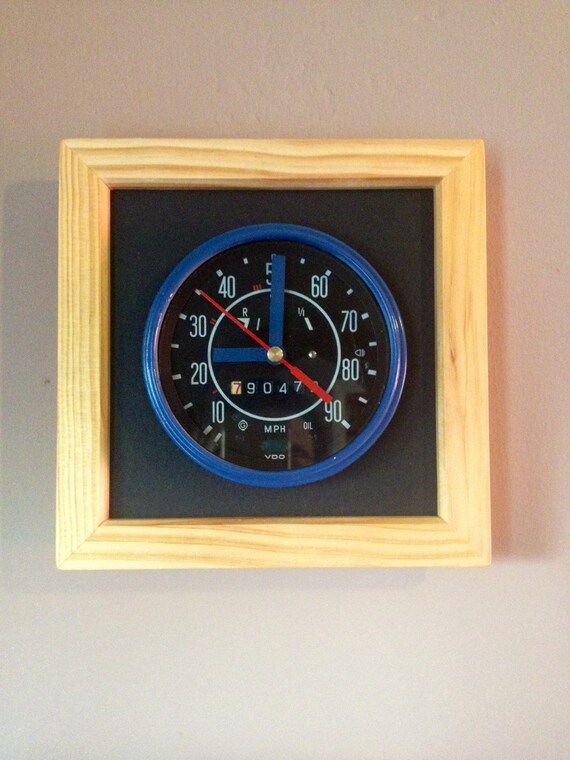 Classic car Speedometer wall clock made by OriginalVintageclock