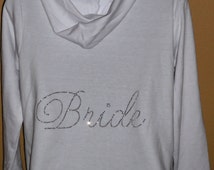 white bride sweatsuit