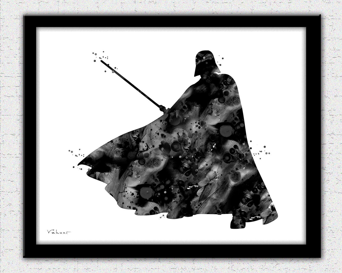 Darth Vader Print Star Wars Poster Darth Vader Art Poster