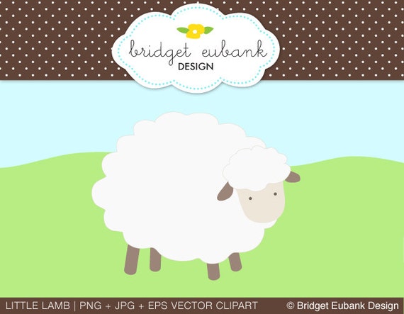 Download Instant Download Little Lamb Clip Art sheep by ...