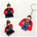 superman lego keychain light