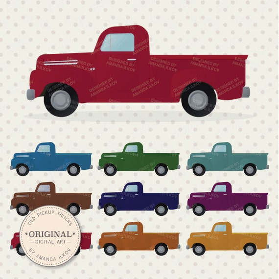 free clipart vintage truck - photo #48