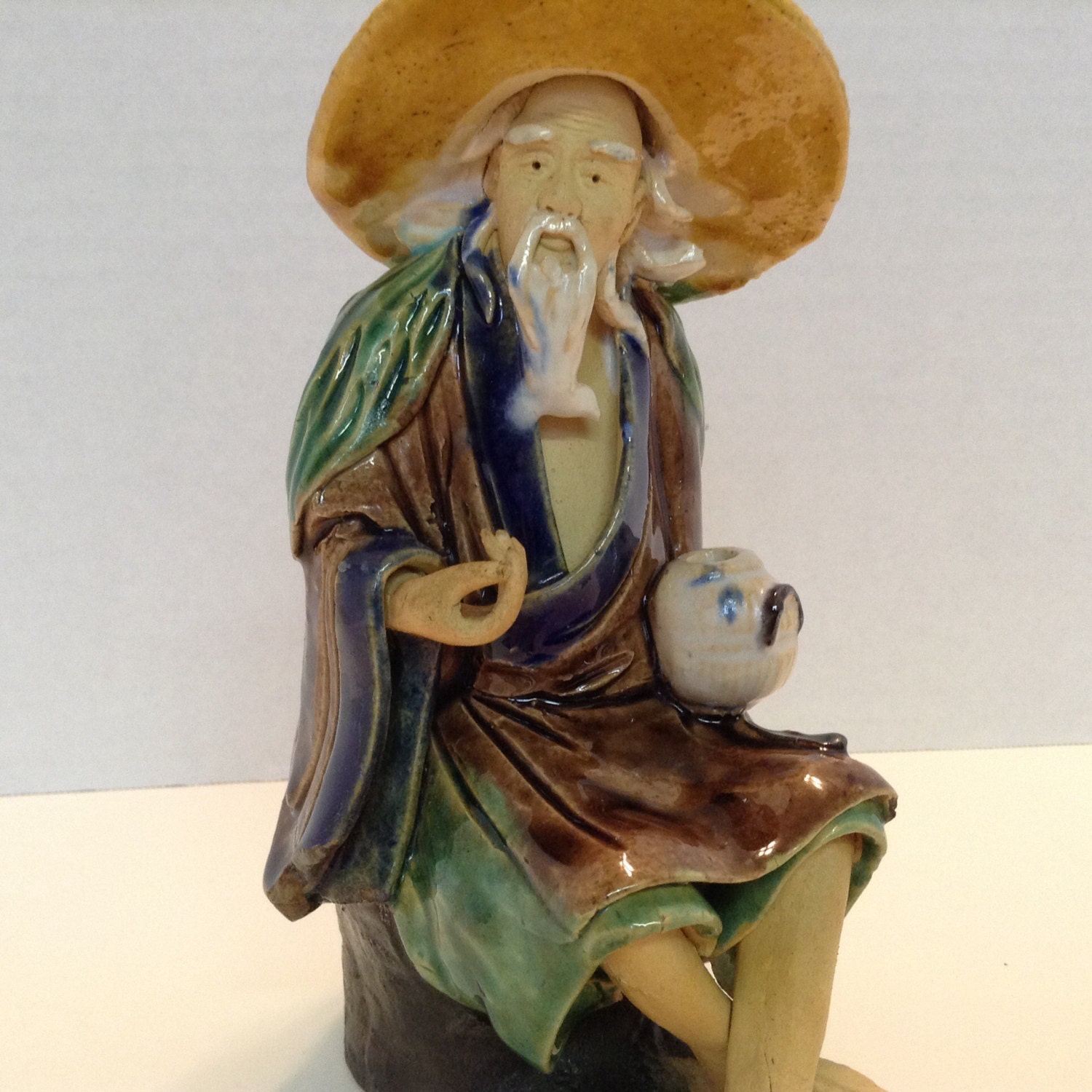 antique chinese clay figurines