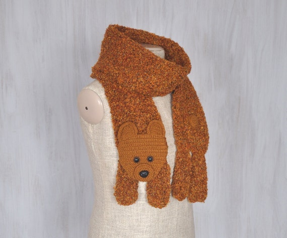 teddy bear with scarf