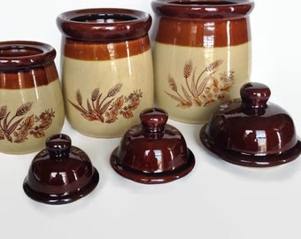 Popular items for ceramic canisters on Etsy