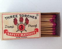 Popular items for safety matches on Etsy