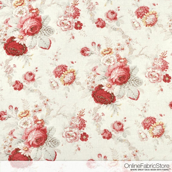 Waverly Norfolk Rose Fabric By The Yard