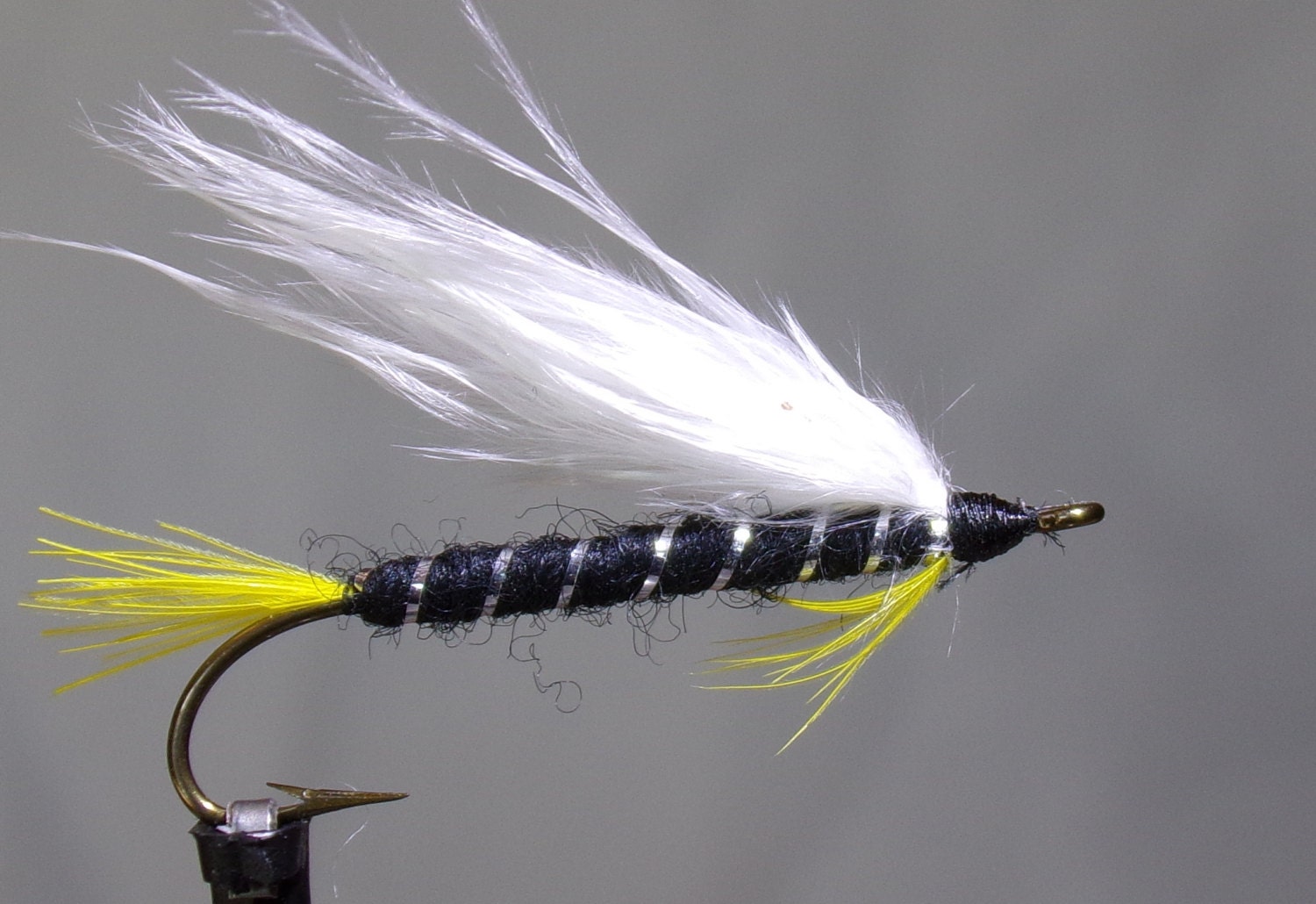 black streamer fly