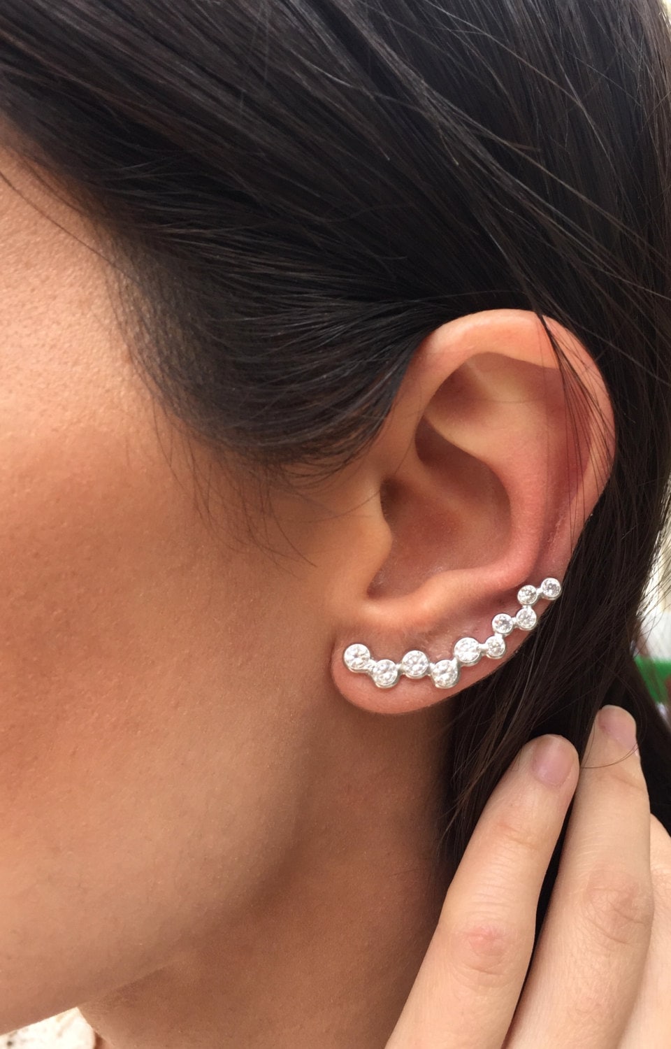 Sale On 20 Two Swarovski Ear Cuffs / Ear Cuff Earrings