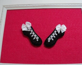 Irish Dance Shoe Feltie , Step Dance Shoe Feltie