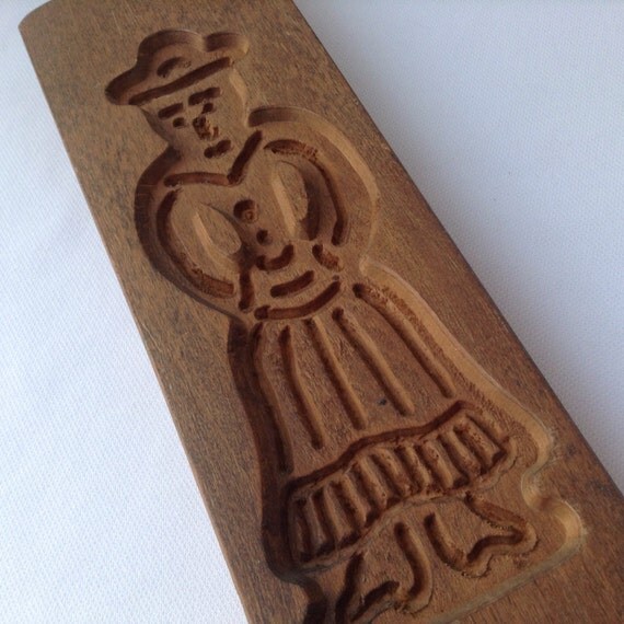 German Springerle Cookie Wooden Hand Carved Mold By Houseofhalo