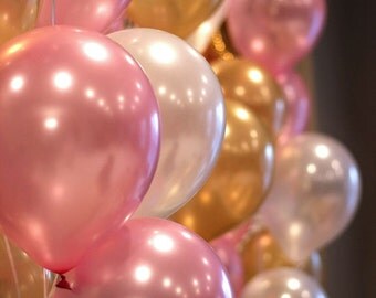 12 inch Metalic Gold Round Ballon - natural rubber latex ballon- Metallic Balloon-Pearl Balloon