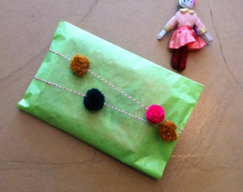 Pom Pom Ribbon for gift wrap and fun decorations