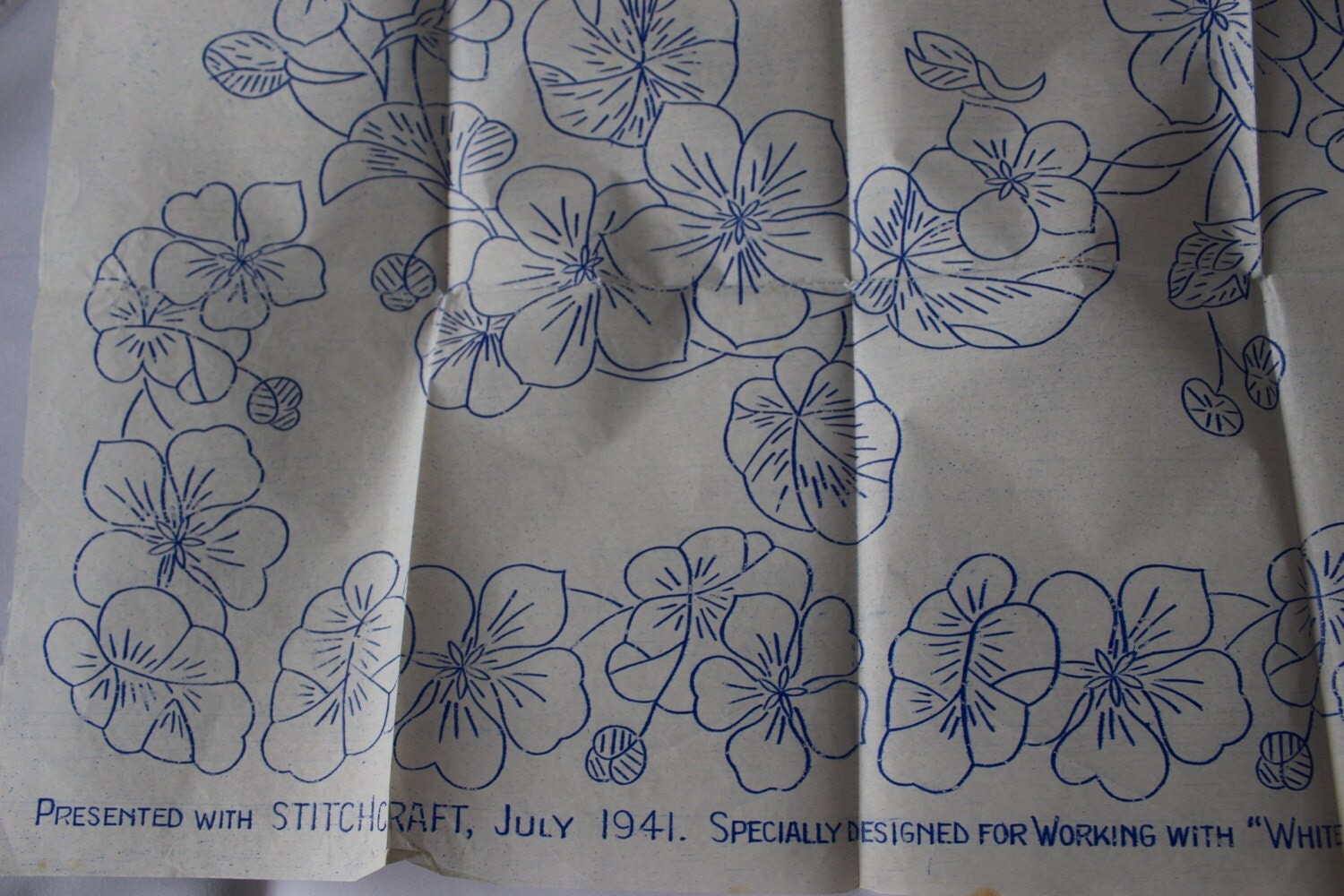 Vintage Ironon Embroidery Transfers of by TheVintageSewingB