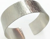 Cuff bracelet-Adjustable-Hand hammered-Handmade silver bracelet-Unisex-Open band-Metalwork-Handmade jewelry-Greek jewelry