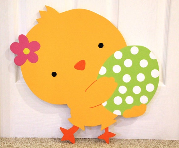 Easter chick Outdoor Wood Lawn Decoration