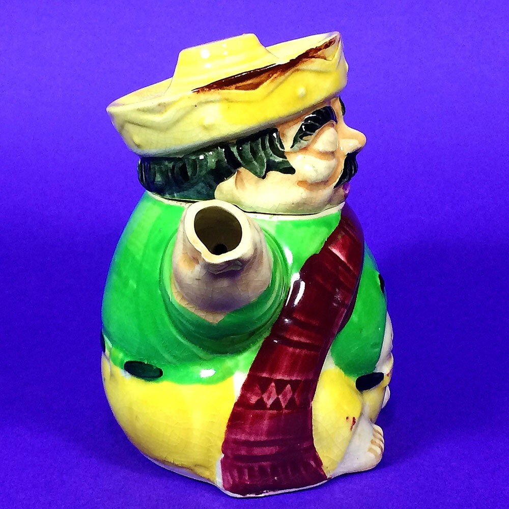 Vintage 1980's Figurine Ceramic Tea Pot Made in by CarysKools