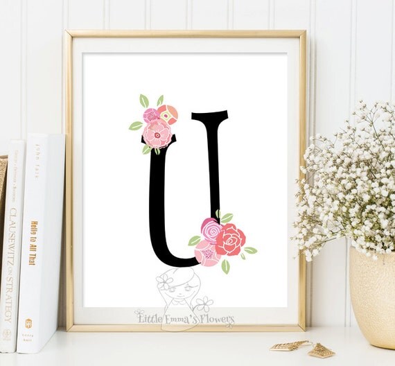 Wall nursery letters baby girl gift nursery wallhanging