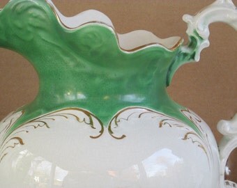 Antique Victorian Wash Basin Pitcher