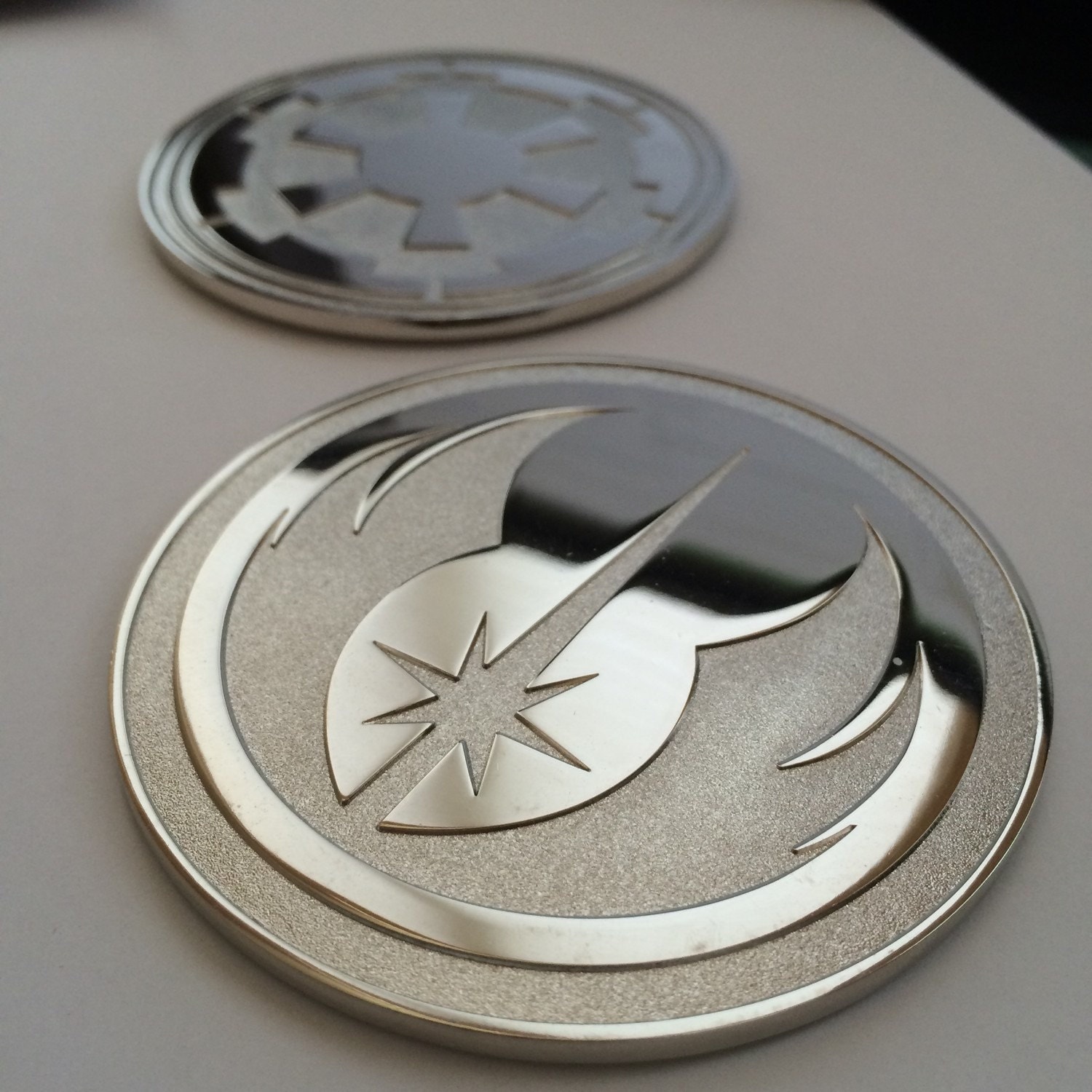 Chrome Car Motorcycle Auto Logo Metal JEDI Rebel Alliance