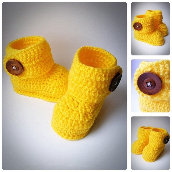yellow ugg slippers infant
