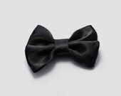 20pcs Mini Nylon Ribbon Bows in Black, Gift Packaging Accessory, Hair Accessory #SD-S6945