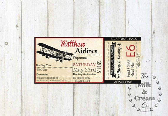 Vintage Airline Tickets 103