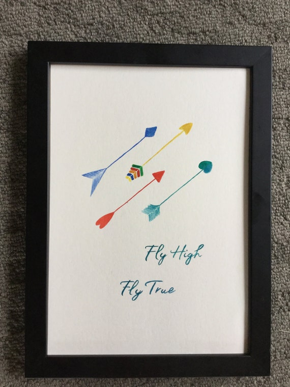Peinture de la flèche. peinture de flèches par tinkertailordesign