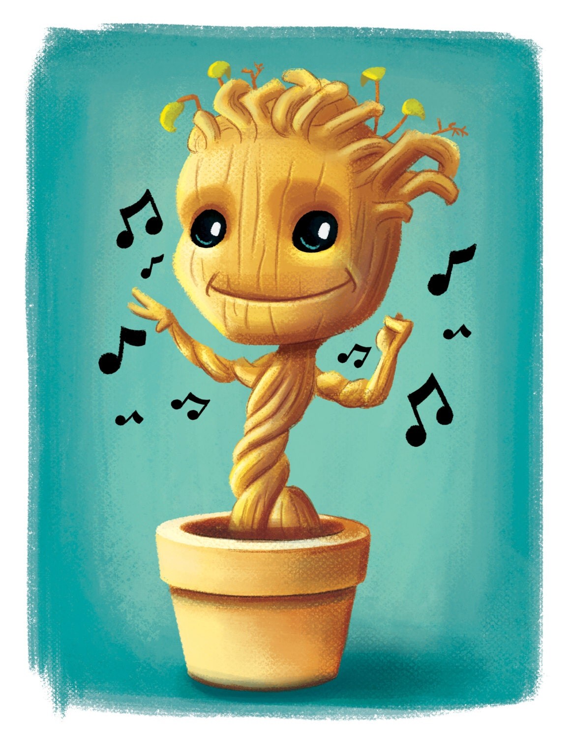 Groot Guardians of the Galaxy Baby Groot Fan Art by ArtByGladys