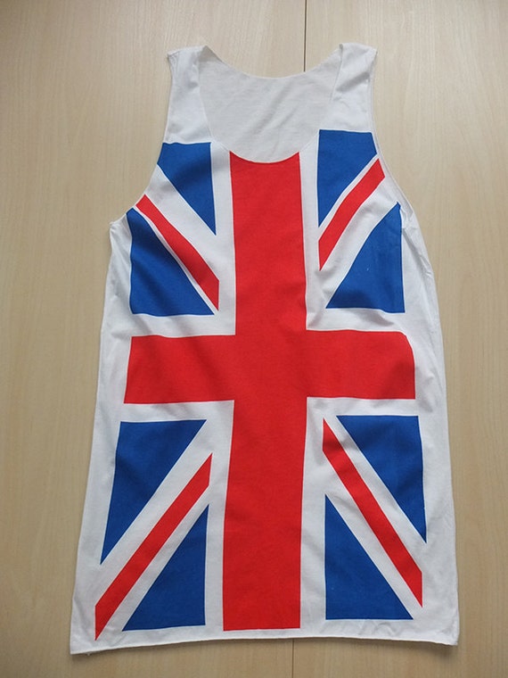 Uk British Union Jack Flag Punk Rock T-Shirt Vest Tank Top