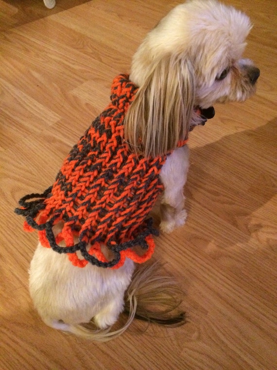 loom knit XSmall dog sweater: chihuahua by LittleGemsCreations1
