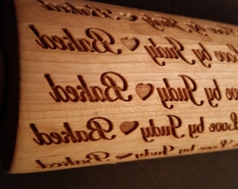Baked with <3 by...Personalized Rolling Pin